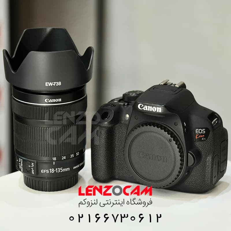 دوربین دست دوم کانن مدل Canon X7 با لنز 18-135