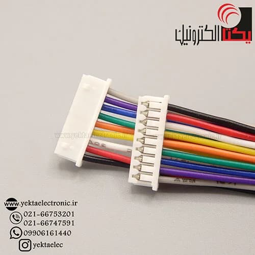 کانکتور FH مادگی 9 پین سیم دار (1.25میلی متری) — تصویر ۲