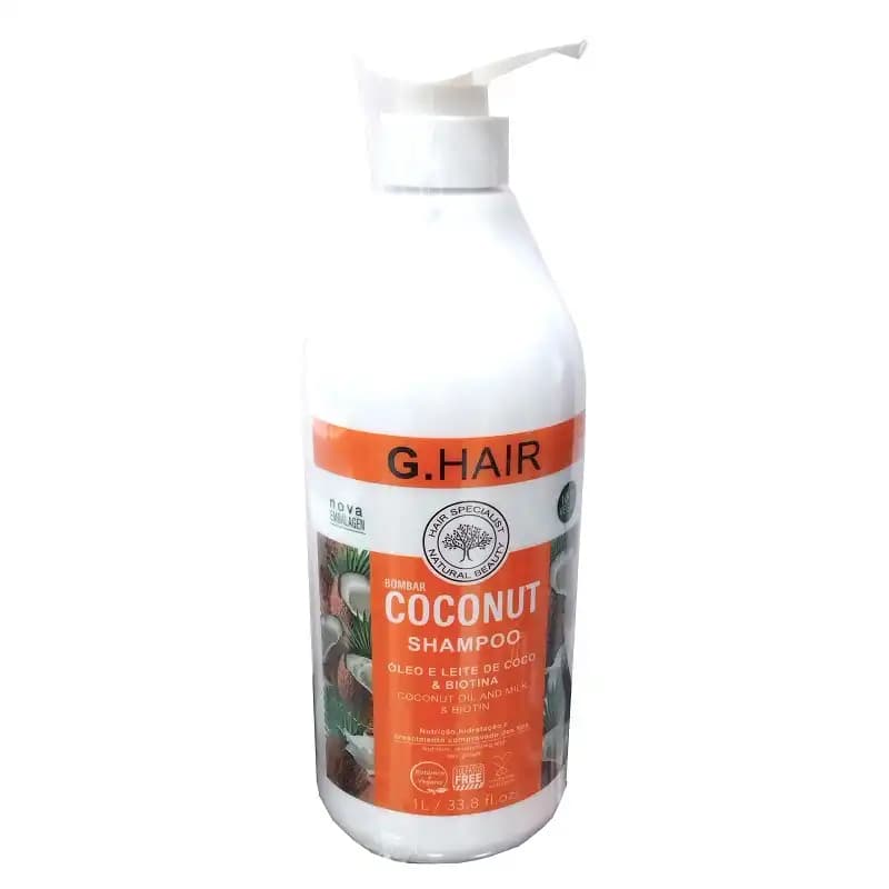 شامپو روغن نارگیل مو بدون سولفات G hair حجم 1000 میل — تصویر ۲