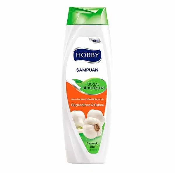 شامپو ضد شوره هوبی HOBBY حاوی عصاره سیر مخصوص موهای ضعیف