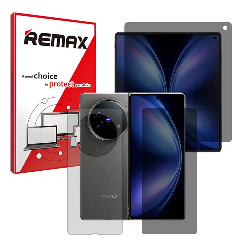 گلس حریم شخصی ویوو X Fold5 مدل هیدروژلی برند ریمکس — تصویر ۲