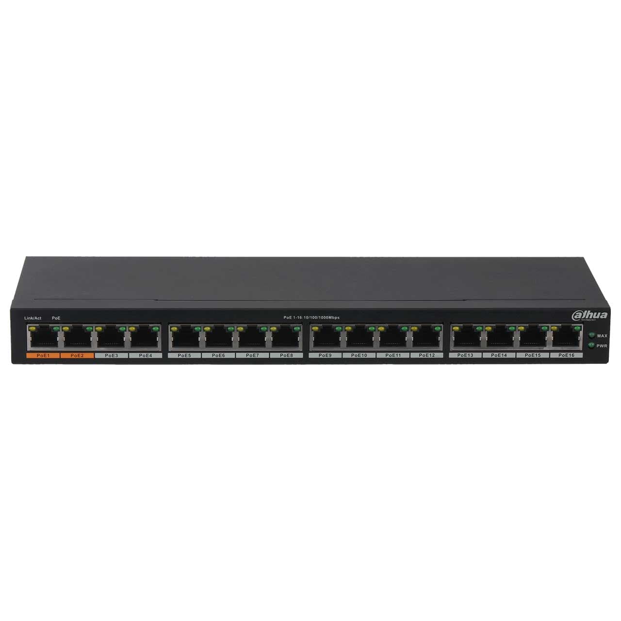 سوئیچ شبکه 16 پورت گیگابیتی داهوا Dahua DH-PFS3016-16GT-190 PoE