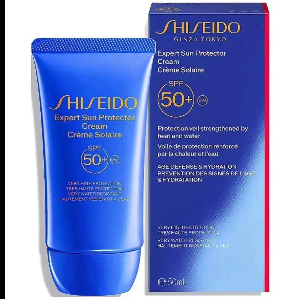 کرم ضدآفتاب شیسیدو ضدچروک و آبرسان ۵۰ میلیلیتر Shiseido Expert Sun Protector Cream SPF50