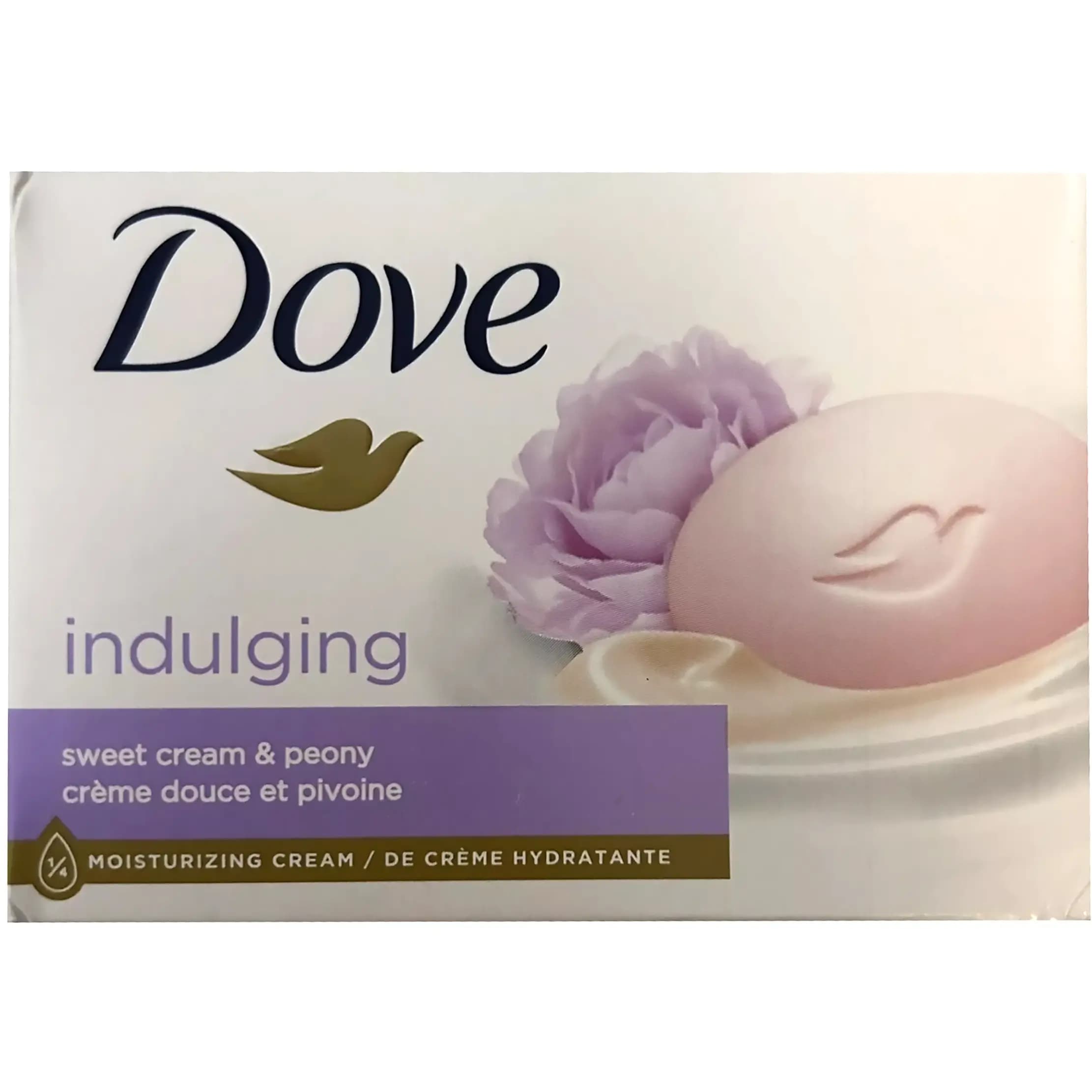 صابون اغوا کننده داو مدل ایندالجینگ با رایحه گل پیونی 106 گرمی Dove Indulging — تصویر ۲