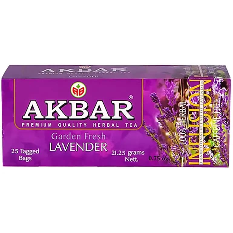 دمنوش اسطوخودوس اکبر 25 عددی Akbar Lavander Herbal Tea — تصویر ۲