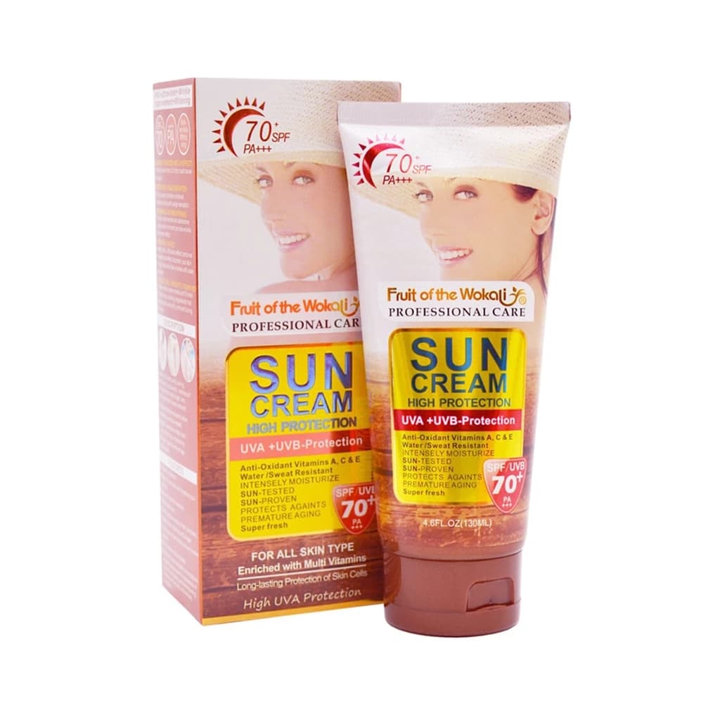 کرم ضد آفتاب وکالی Fruit of the Wokali Sun Cream High Protection spf 70 — تصویر ۲