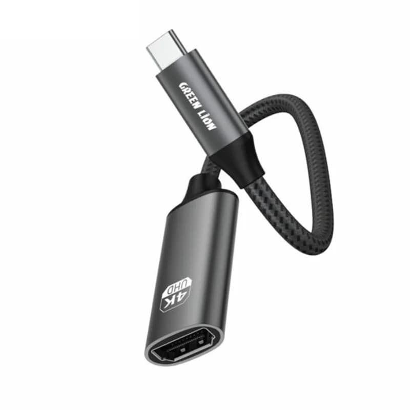 تبدیل تایپ سی به HDMI گرین لاین طول 20 سانتی متر