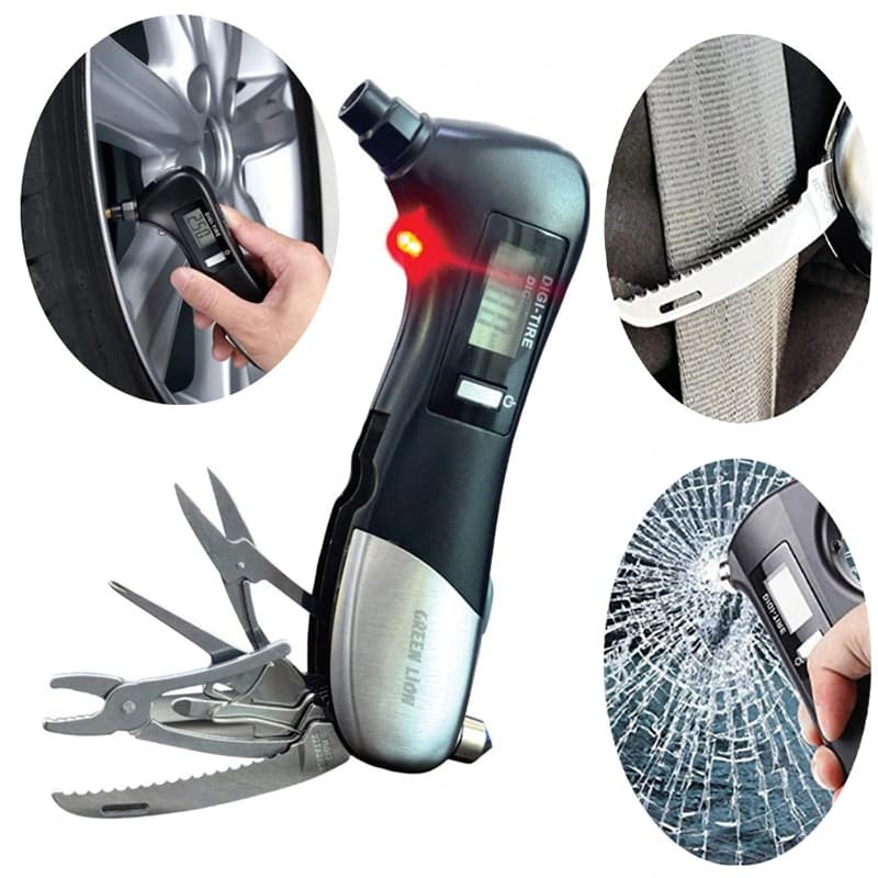 گیج فشار دیجیتالی گرین لاین مدل Green Lion Digital Tire Pressure Gauge — تصویر ۹