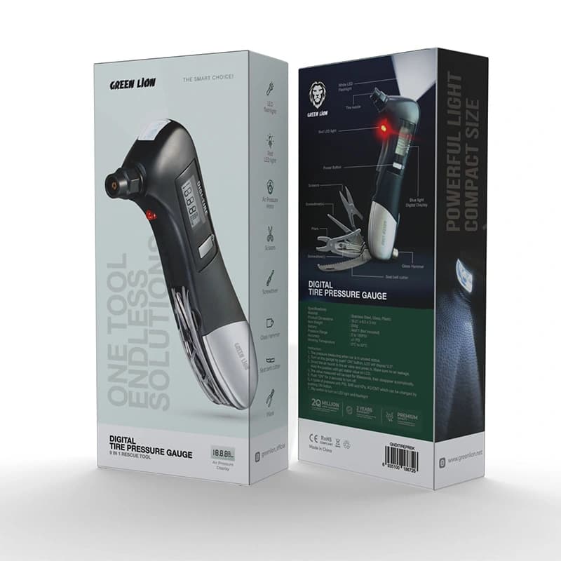گیج فشار دیجیتالی گرین لاین مدل Green Lion Digital Tire Pressure Gauge — تصویر ۷