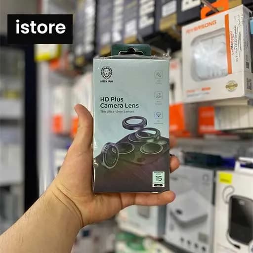 محافظ لنز دوربین گرین لاین مدل HD Plus مناسب برای گوشی موبایل اپل iPhone 15 — تصویر ۱۰