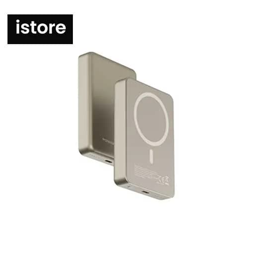 پاوربانک مگ سیف 10000 پاورولوژی تیتانیوم نو با گارانتی | Powerology Magsafe Aluminum Power Bank PPBCHA34 — تصویر ۲