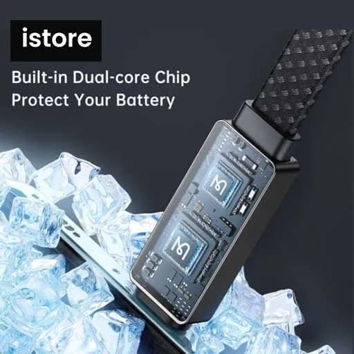 کابل شارژ سریع USB به تایپ سی 100 وات مک دودو مدل MCDODO CA-4980 طول 1.2 متر خاکستری | MCDODO CA-498 LED Rhythm 100W Fast Charging 6A USB-A to Type-c Data Cable 1.2m — تصویر ۶