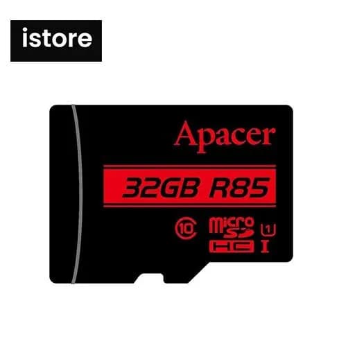 کارت حافظه microSDHC اپیسر مدل AP32G کلاس 10 استاندارد UHS-I U1 سرعت 85MBps ظرفیت 32 گیگابایت | Apacer AP32G UHS-I U1 Class 10 85MBps microSDHC – 32GB — تصویر ۲