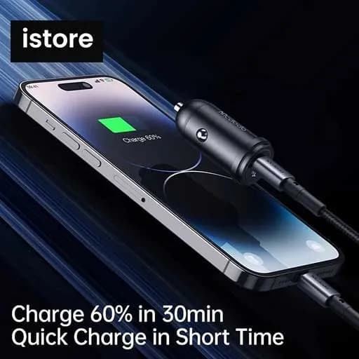 شارژر فندکی 30 وات مک دودو مدل CC-7491 نو با گارنتی | 30W Mac Dodo car charger model CC-7491 — تصویر ۳