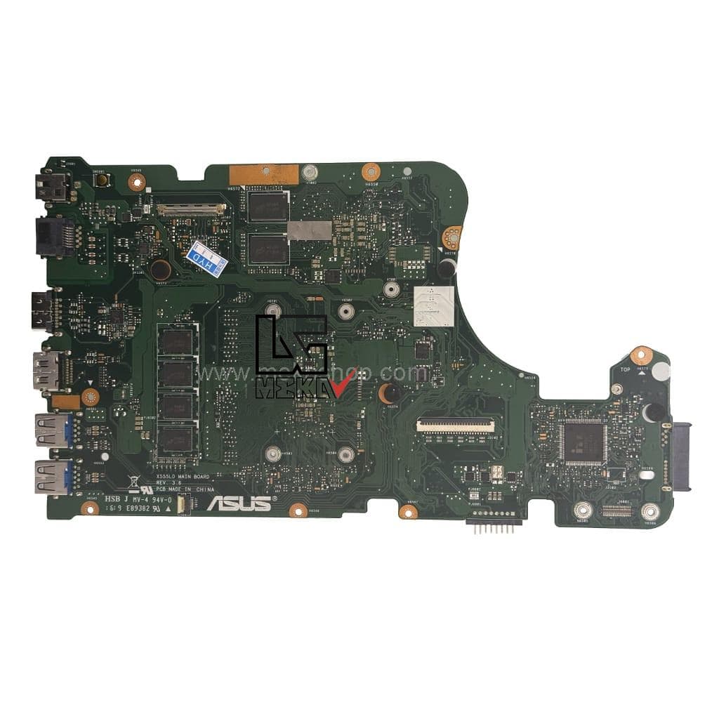 مادربرد لپ تاپ ایسوس Asus X555LD CPU I5-5200U / Rev 3.6 / 30Pin / Ram 4GB / VGA 2GB گرافیک دار — تصویر ۷