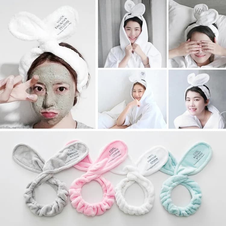 هدبند حوله ای سیمی گره پاپیونی Bow tie Headband