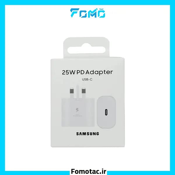 آداپتور 25w اورجینال سامسونگ(Samsung) – سه پین همراه کابل — تصویر ۵