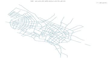 نقشه دقیق شبکه معابر و شریانهای ترافیکی خیابان عبادی مشهد