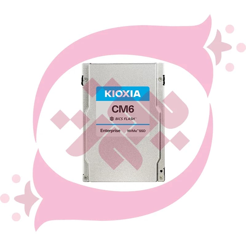 KIOXIA KCMY1VUG12T8 12.8TB NVMe MU U.3 SFF CM6-V Series Internal SSD — تصویر ۲