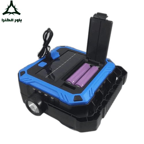پروژکتور شارژی خورشیدی HelloCloud HC-778A | دارای جعبه ابزار — تصویر ۸