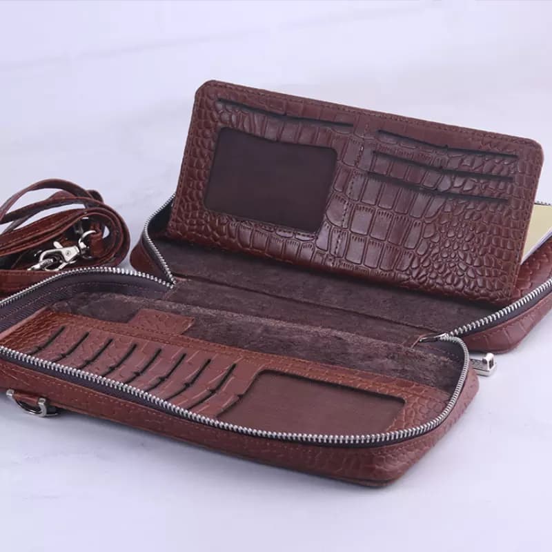 کیف دستی مردانه چرم چرمسال کد 91 — تصویر ۴