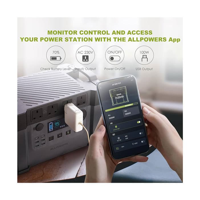 پاور استیشن برند ALLPOWERS مدل S2000PRO — تصویر ۷