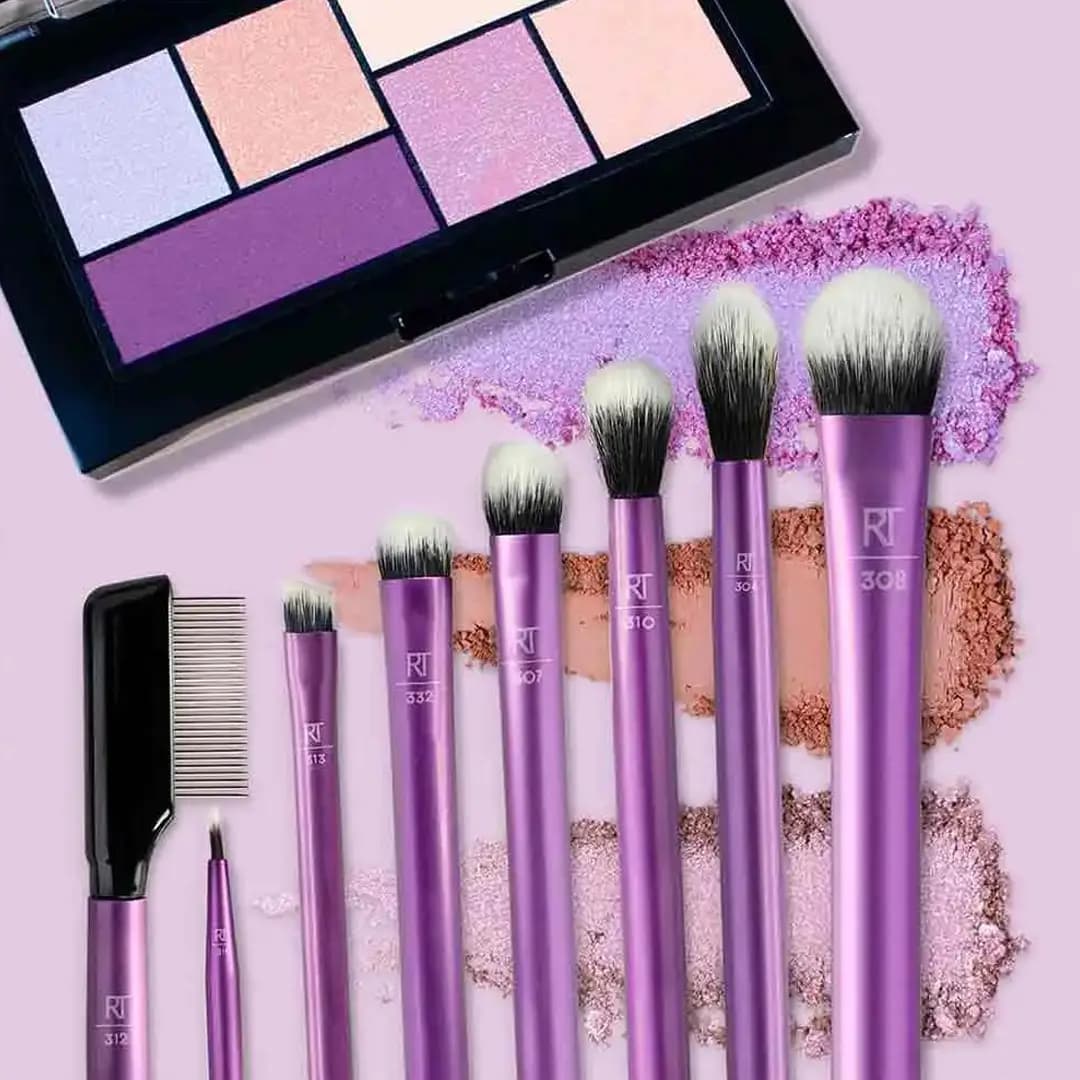 ست براش آرایش چشم ریل تکنیک 8 عددی مدل Everyday Eye Essentials — تصویر ۳