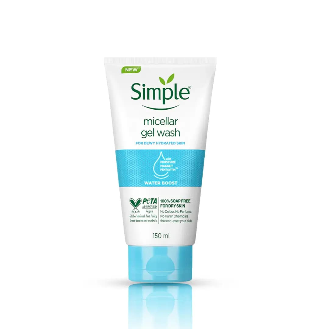 ژل شستشو پوست خشک سیمپل مدل Micellar