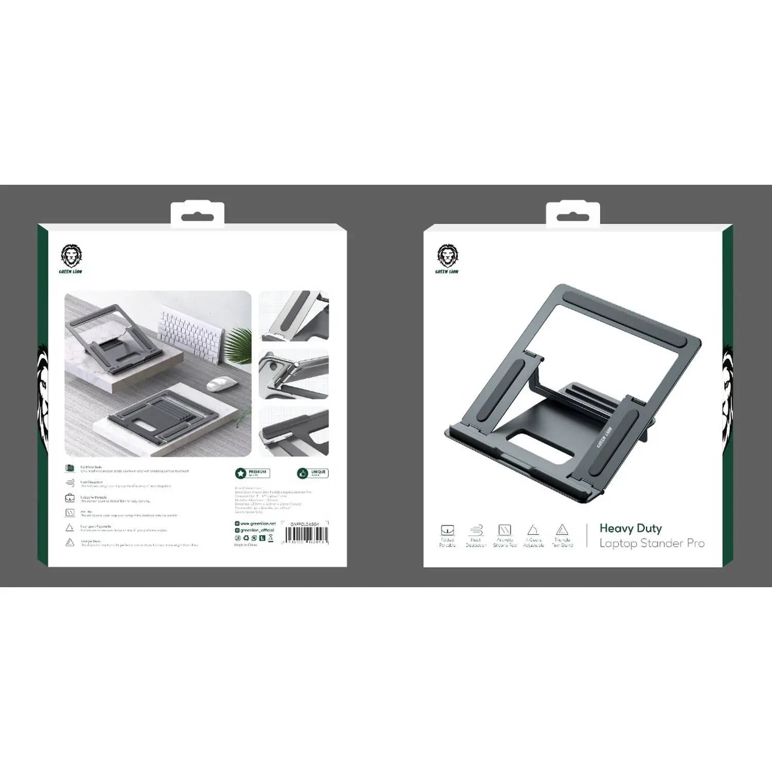 پایه و استند لپتاپ گرین لاین مدل Green Lion Heavy Duty Laptop Stander Pro GNHDFOLDASGY — تصویر ۷