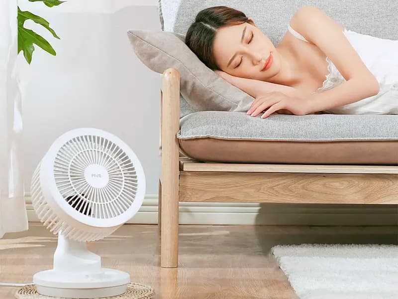 پنکه رومیزی شیائومی Xiaomi FIVE YSDFS001XD Air Circulation Fan-Desk Fan — تصویر ۱۱