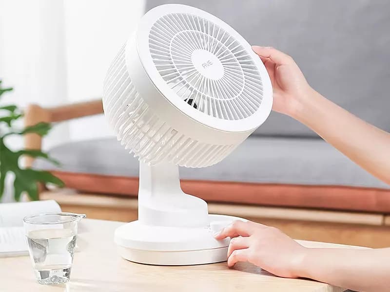 پنکه رومیزی شیائومی Xiaomi FIVE YSDFS001XD Air Circulation Fan-Desk Fan — تصویر ۱۲