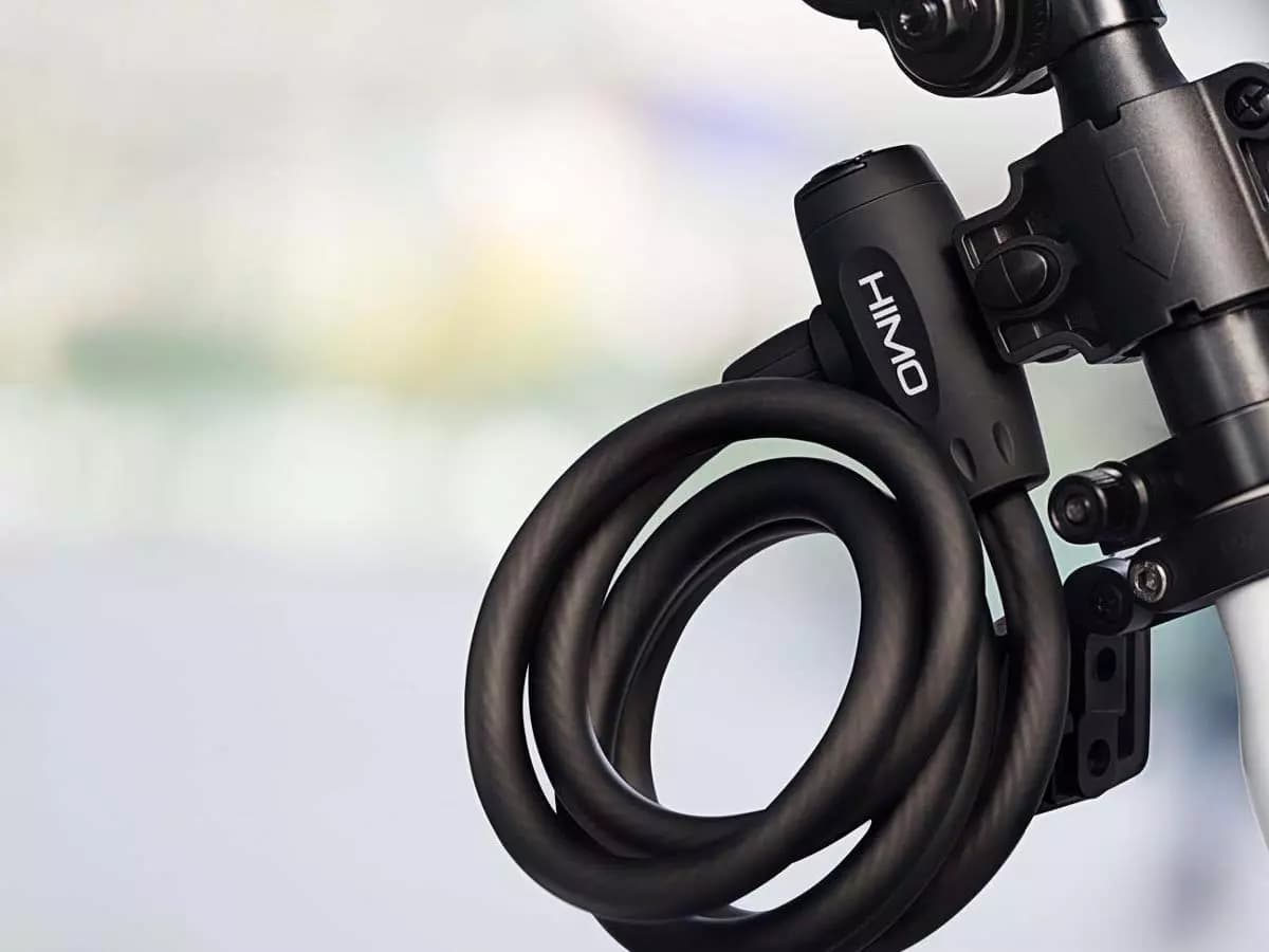 قفل کابلی فولادی دوچرخه شیائومی Xiaomi Youpin HIMO L150 Portable Folding Cable Lock — تصویر ۱۲