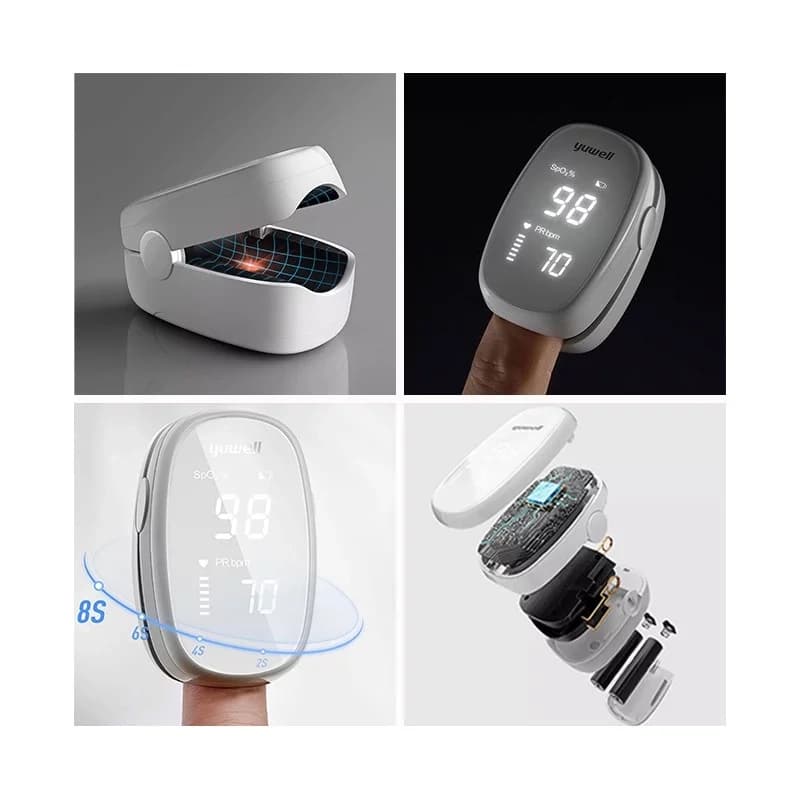 دستگاه پالس اکسیمتر شیائومی مدل Xiaomi Yuwell Digital Fingertip Pulse Oximeter YX102 — تصویر ۹