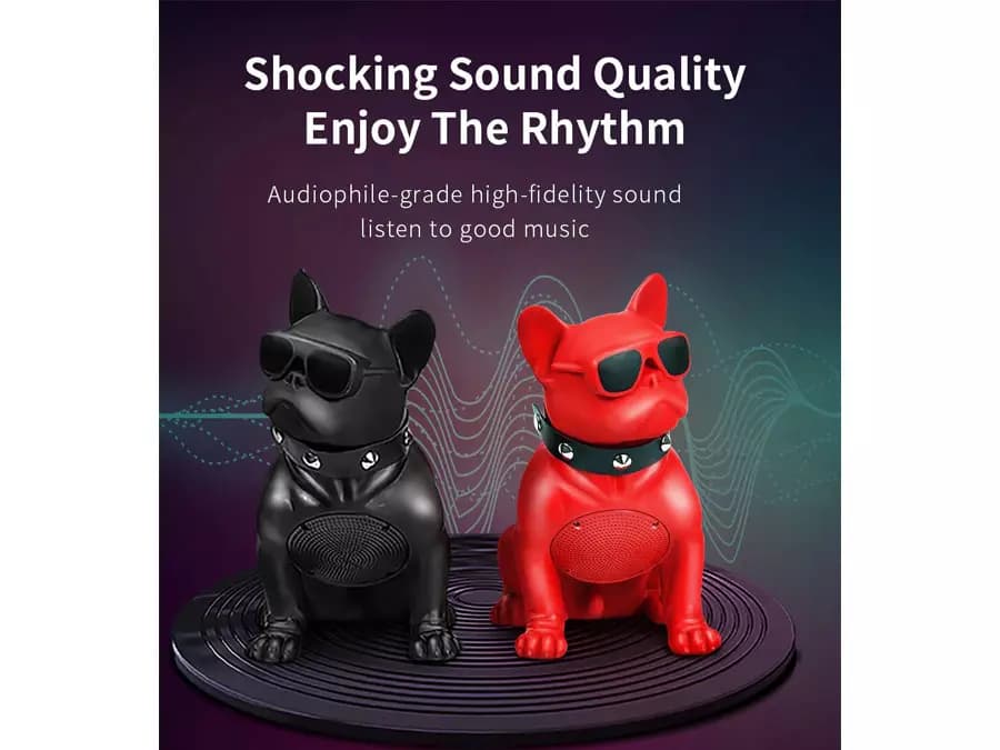 اسپیکر بلوتوثی رچی Recci Bulldog Bluetooth Speaker RSK-W18 — تصویر ۹