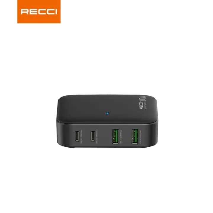 شارژر رومیزی فست شارژ رچی مدل Recci GaN Desktop Charger RC39 توان 100W — تصویر ۱۲