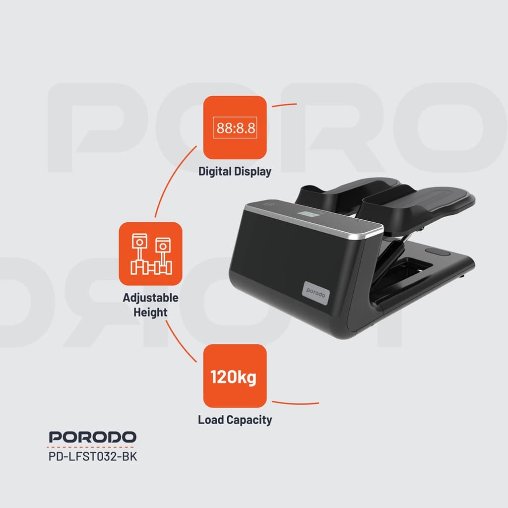 استپر پرودو Lifestyle PD-LFST032-BK با طناب کششی الاستیک — تصویر ۵