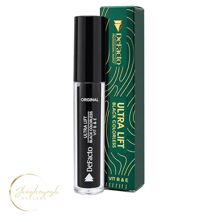 ژل ابرو اولترا لیفت دیفکتو 10 میل DeFacto Ultra Lift Colorless Eyebrow Gel 24H — تصویر ۴