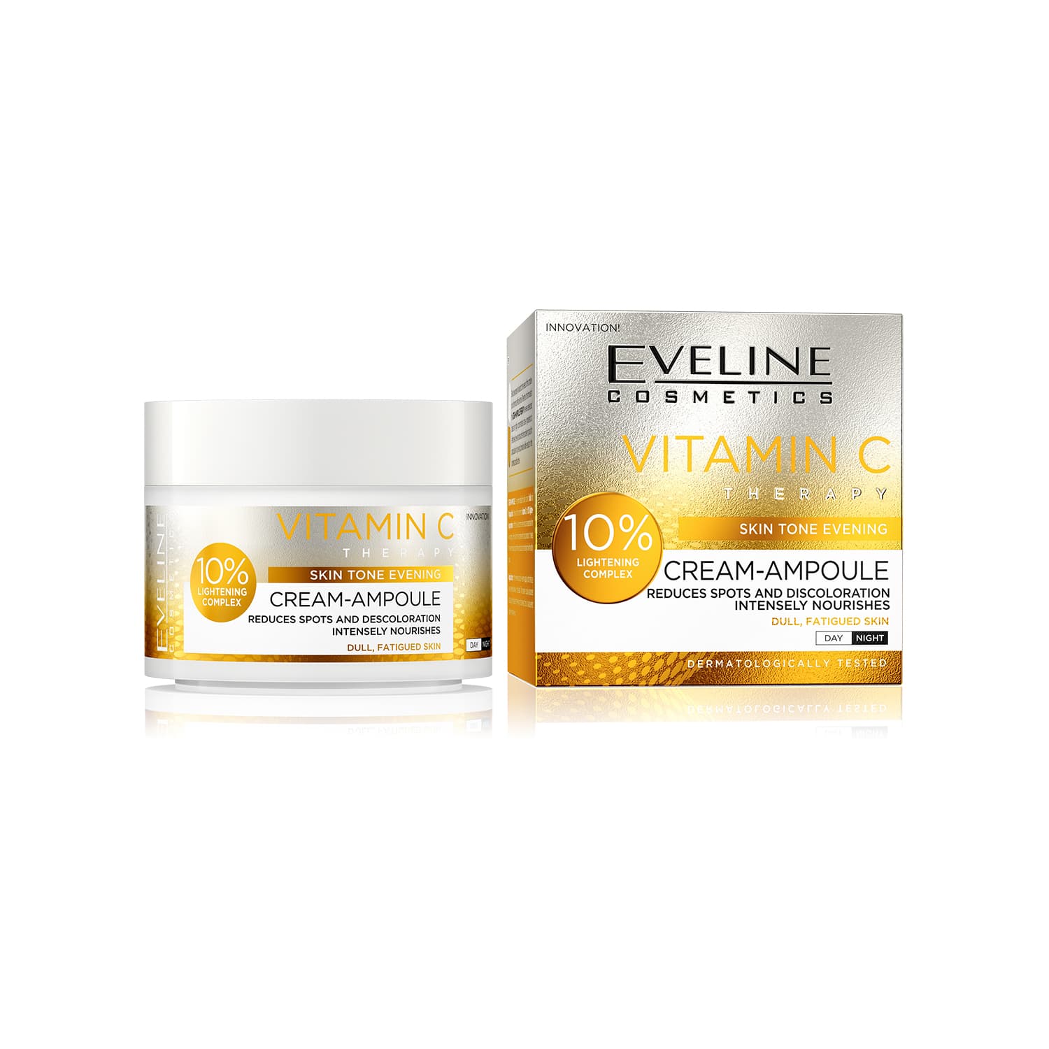 کرم امپول ویتامین سی اولاین 50میل Eveline Vitamin C cream-ampoule 50ml — تصویر ۴