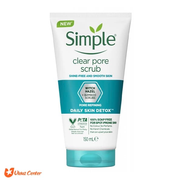 اسکراب سیمپل مدل Clear Pore حجم 150 میل