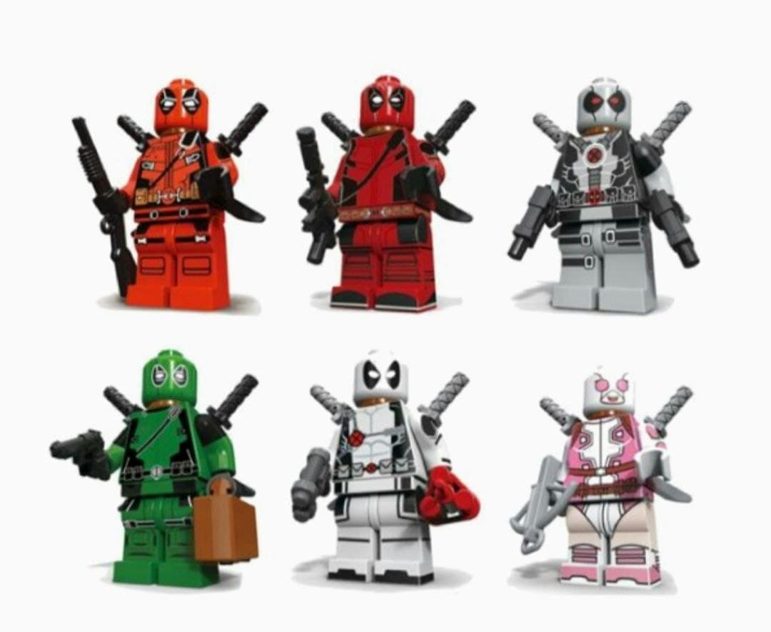 لگو ددپول 6 عددی مدل DEADPOOL — تصویر ۲