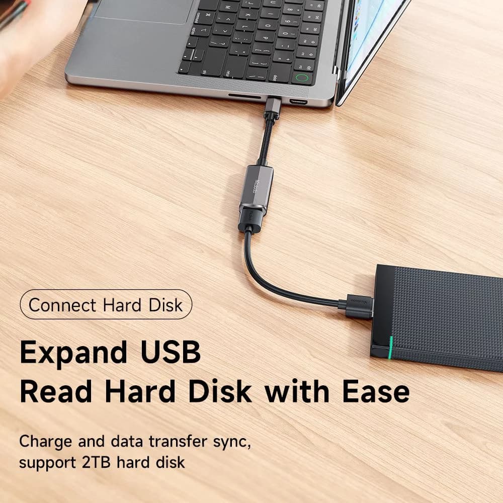 تبدیل هارد و فلش USB-C به OTG/USB-C مک دودو مدل CA-2830 — تصویر ۳