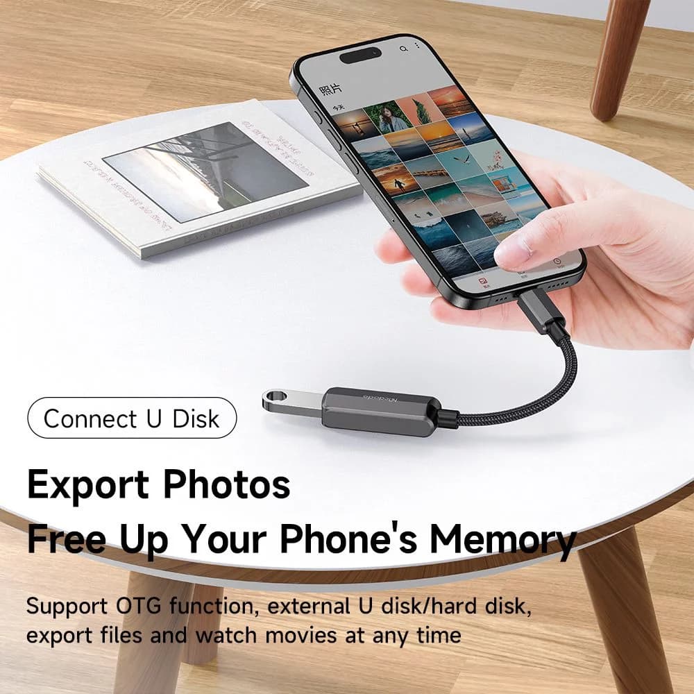تبدیل هارد و فلش USB-C به OTG/USB-C مک دودو مدل CA-2830 — تصویر ۵