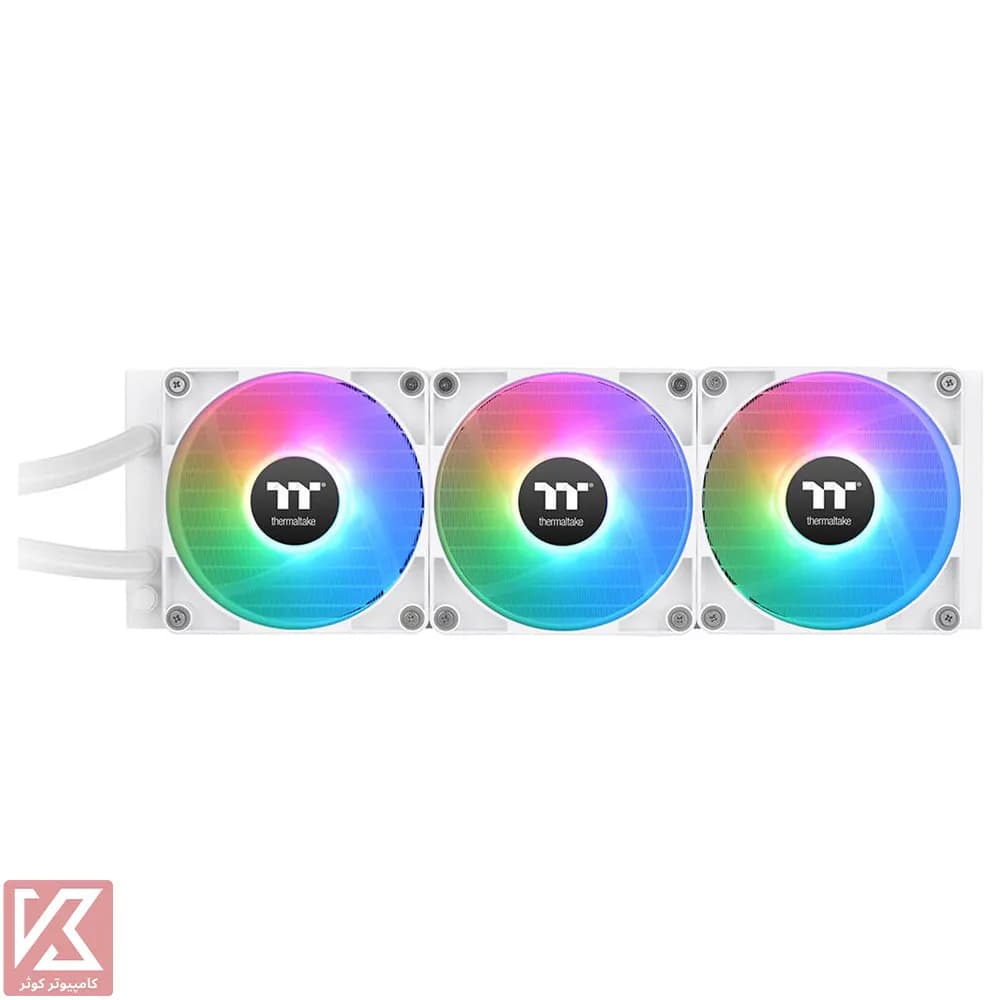 خنک کننده مایع پردازنده سفید ترمالتیک TH360 V2 ARGB SNOW — تصویر ۱۰