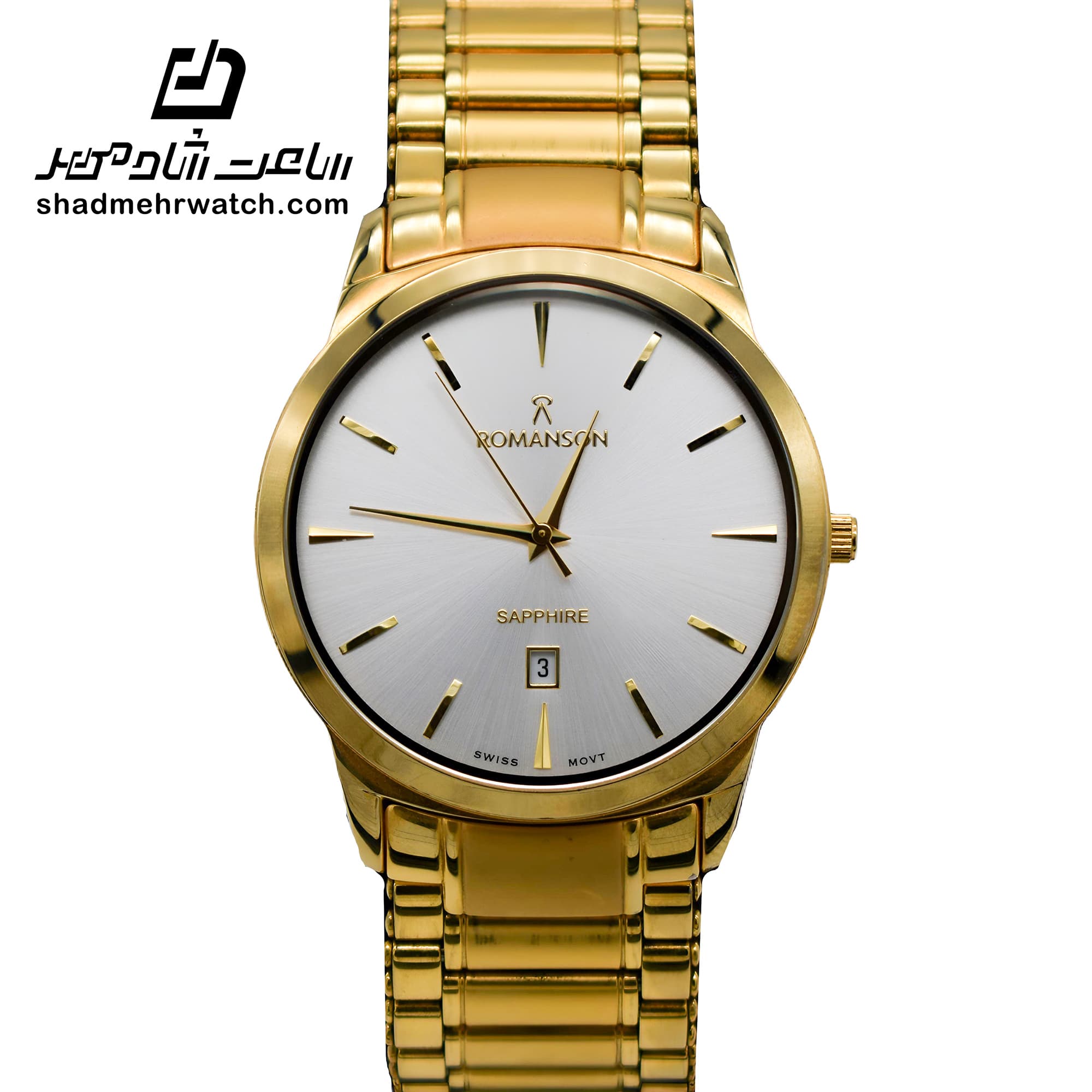 ساعت مچی تک موتور مردانه ROMANSON 2034M — تصویر ۳