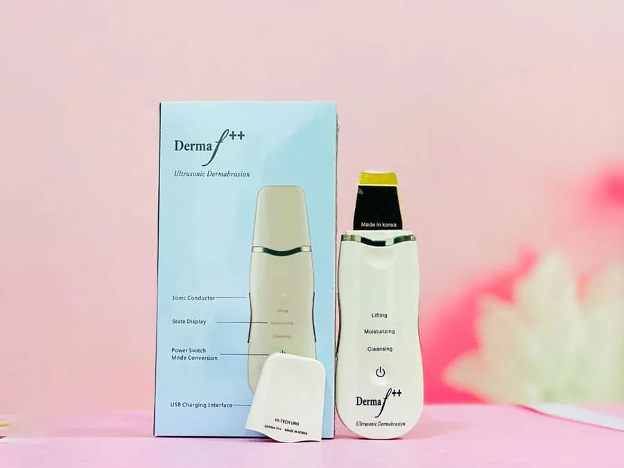 دستگاه درما اف (اتو صورت) دبل پلاس تیغه گلد ++Derma F