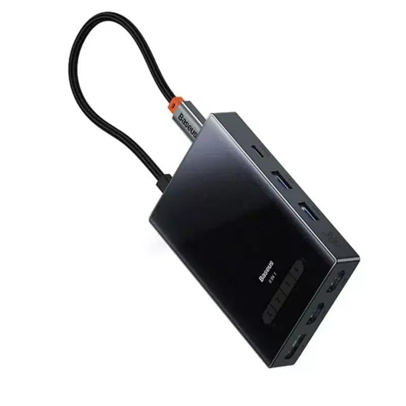 هاب 8 پورت USB-C باسئوس Focus Series مدل BS-OH082 — تصویر ۵