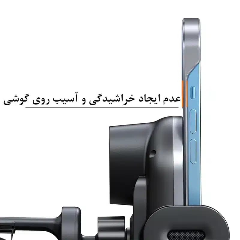 پایه نگهدارنده و شارژر بی سیم گوشی موبایل مک دودو مدل CH_1600 — تصویر ۲