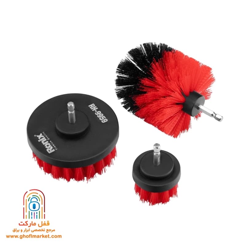 ست فرچه سردریلی 3 عددی رونیکس مدل RH-9959 — تصویر ۷