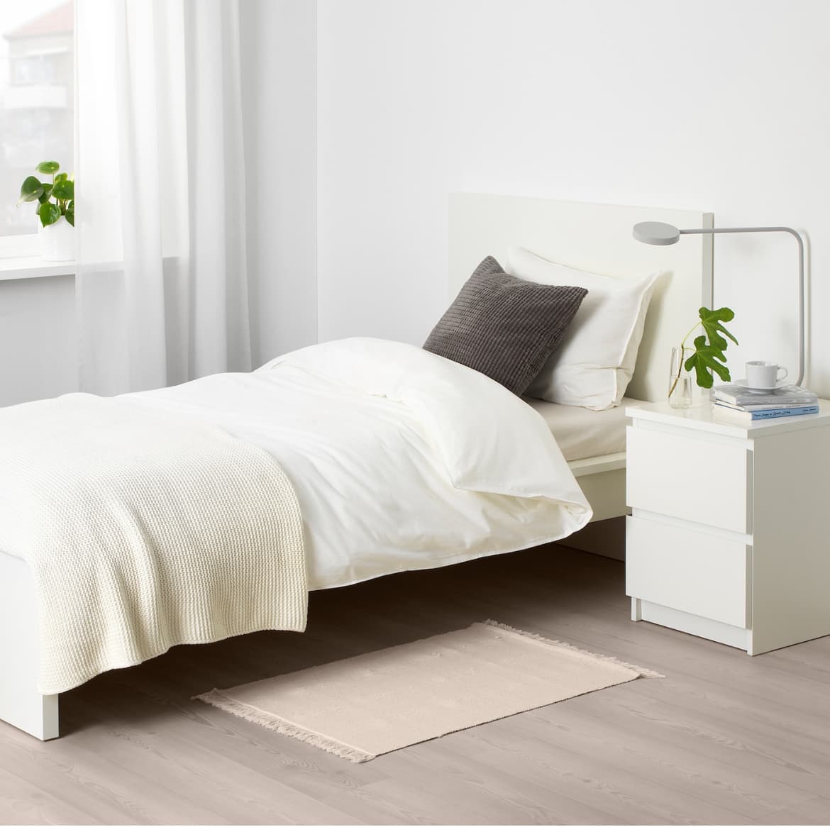 قالیچه ایکیا کرم 55×85 مدل SORTSO — تصویر ۷
