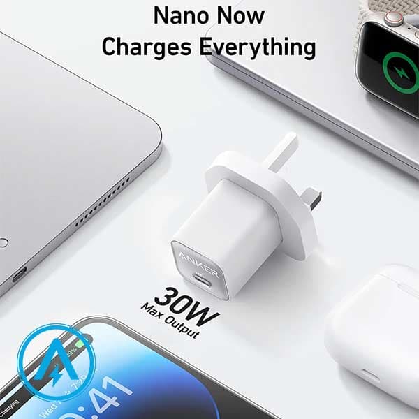 شارژر دیواری 30 وات انکر مدل Anker A2147 — تصویر ۱۲